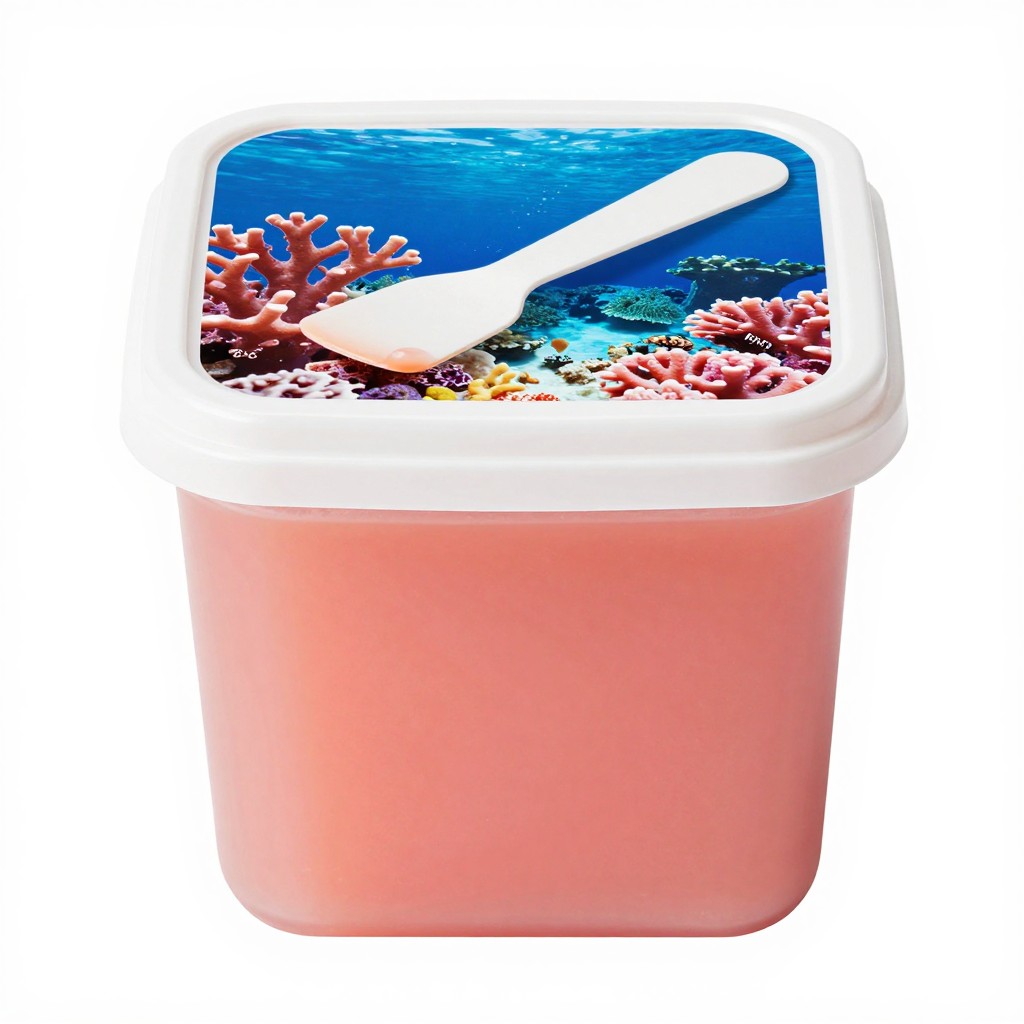 Coral Crush Foot Mask with Tropical Coral Extract and Sea Salt for Revitalizing Tired Feet